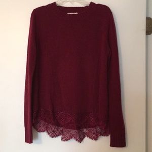 SO Sweater. Burgandy.